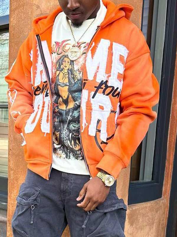 Printed Oversized Hoodie