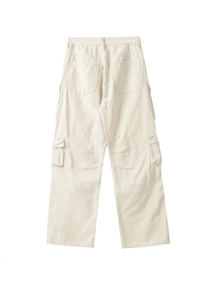 Multi Pockets Vintage Baggy Cargo Jeans