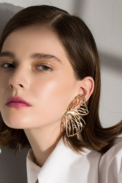 Earrings with Butterfly Wings