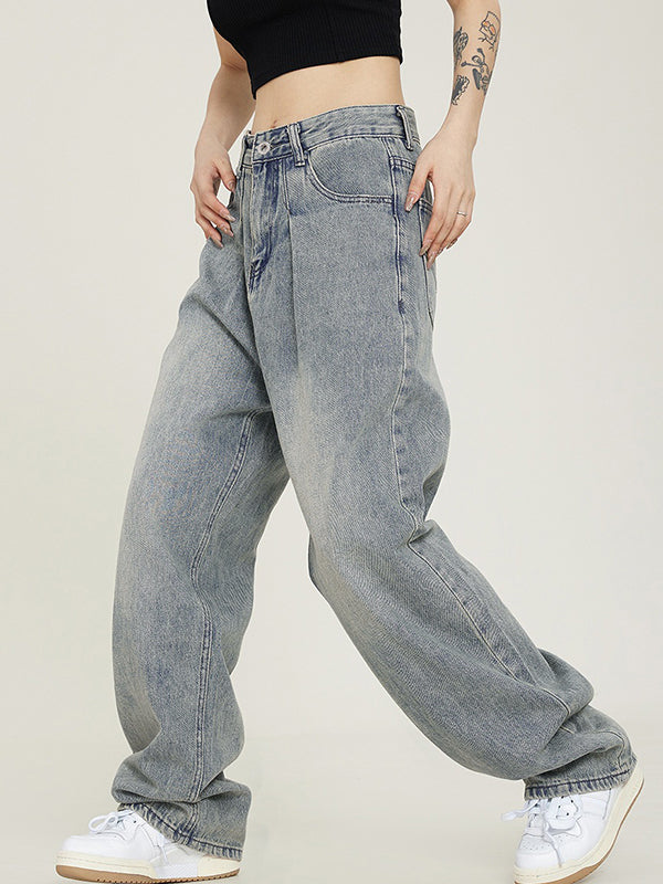 Vintage Light Wash Boyfriend Jeans