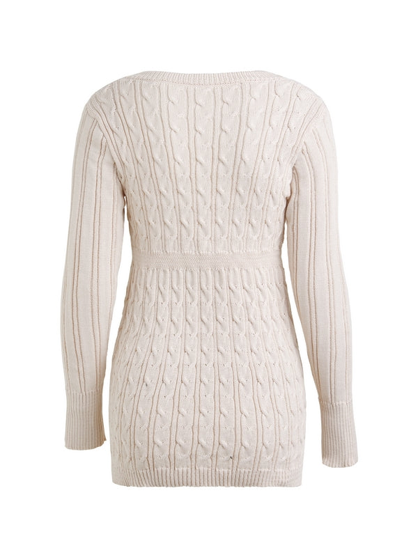 V Neck Slim Fit Pullover Sweater