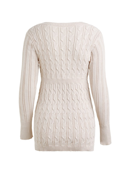 V Neck Slim Fit Pullover Sweater