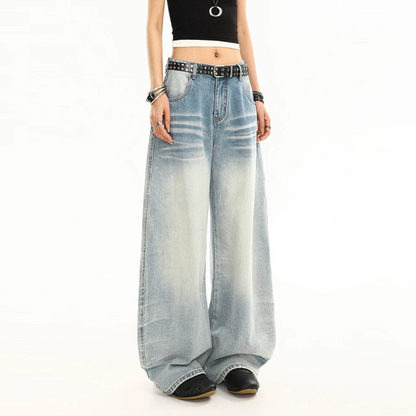 Cat whisker print pocket low rise straight leg | Baggy Low Rise Jeans  | Festival Outfits Women