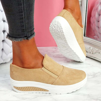 Women's Casual Suede Slip On Sneakers | Great for Casual Days
