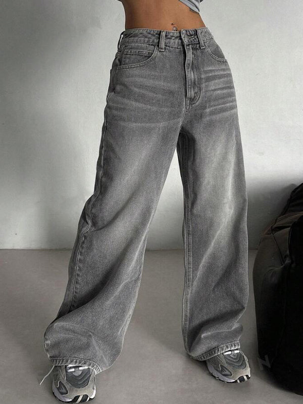 Vintage Smoke Grey Boyfriend Jeans