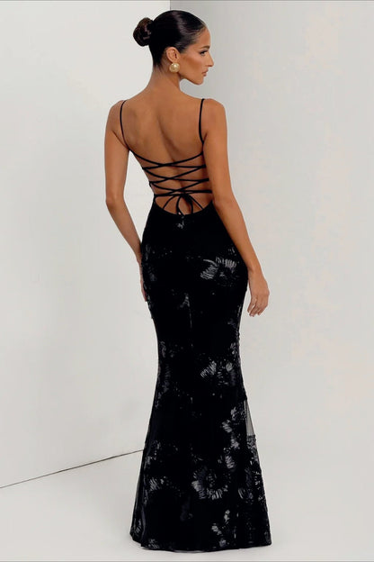 Elegant Strapless Slip Maxi Floral Dress