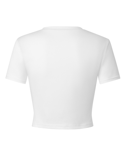 Y2K Boot Print Cropped T-Shirt