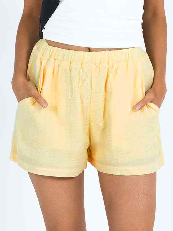 Casual Solid Color Shorts