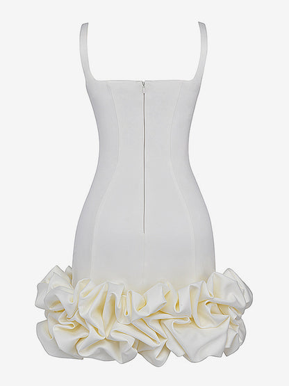 Sleeveless Mini Dress Backless Cupcake Hem Birthday Party Dresses