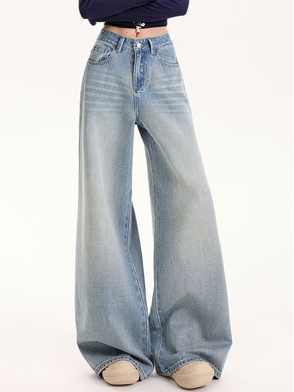 Tencel Loose Wide Leg Boyfriend Jeans