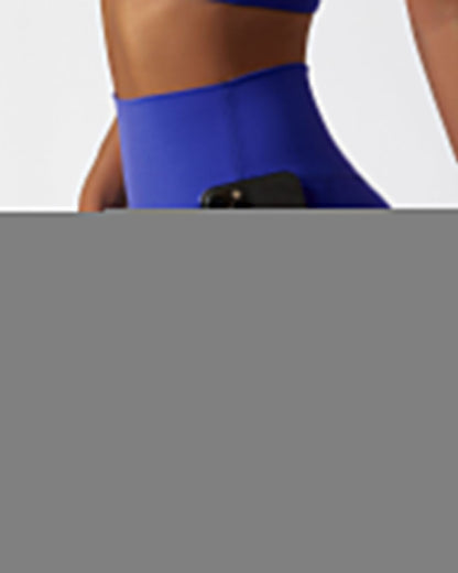 Quick-Dry Biker Shorts with Pockets