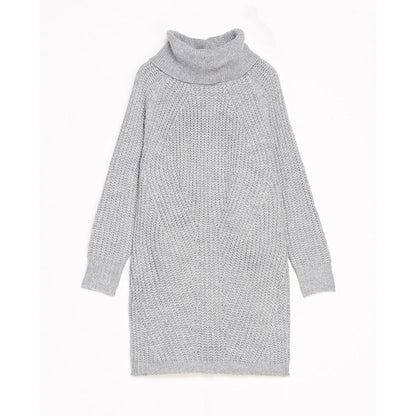 Autumn Winter Women Clothing Sweater Sweater Women Long Sleeve High-Necked All-Matching Solid Color Pullover Bottoming Shirt Women Sweater