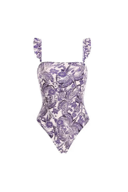 Conjunto de bikini con volantes de libélula