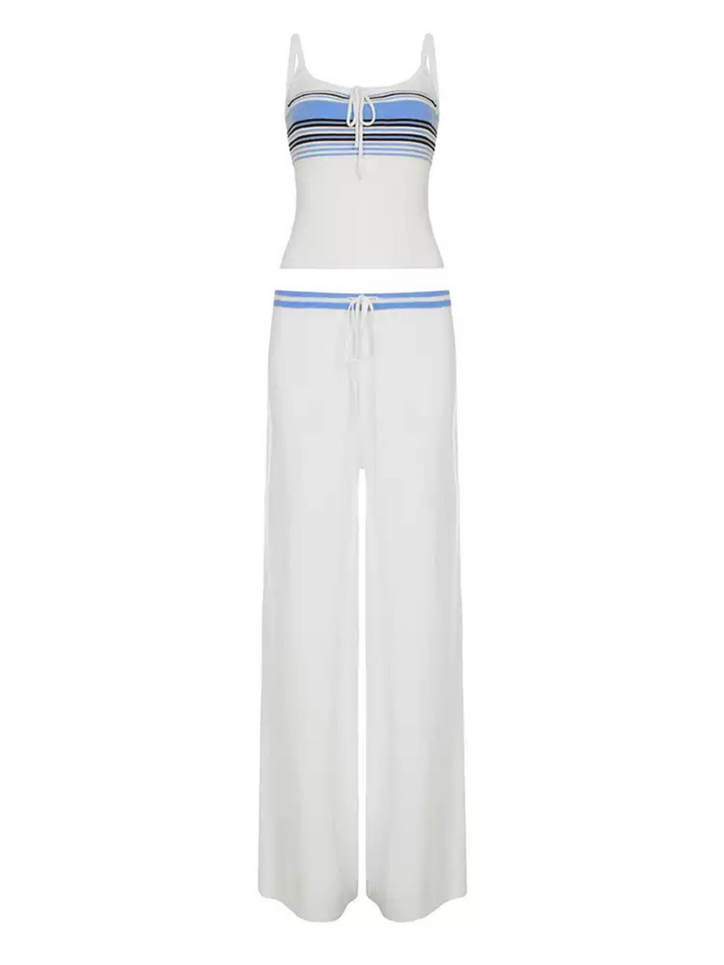 Asra Striped Knit Two-Piece Set