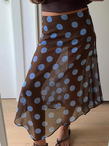 Contrasting Colours For A Holiday Vibe Maxi Skirt