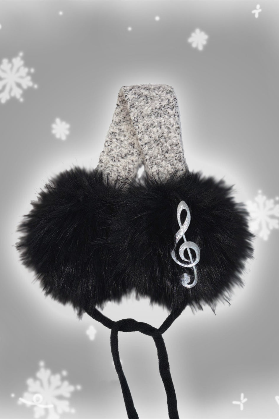 Y2K Musical Note Plush Cold-proof Earmuff