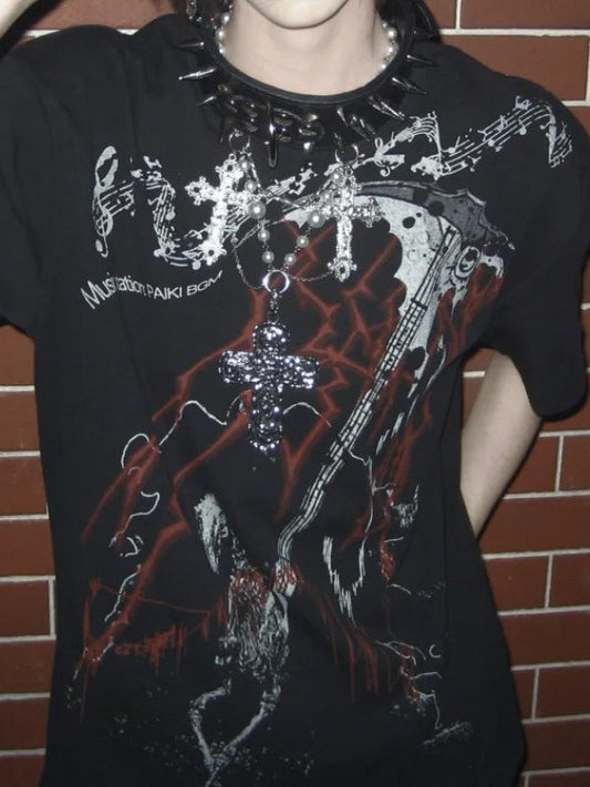 Dark Punk Heavy Cotton T-shirt