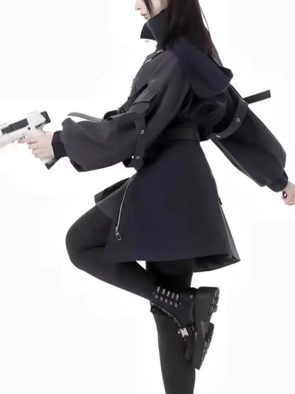 Mechanical Style Zipper Jacket