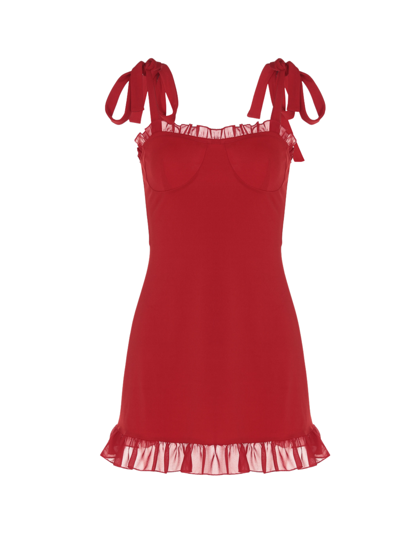 Daniela Bow Detail Mini Dress