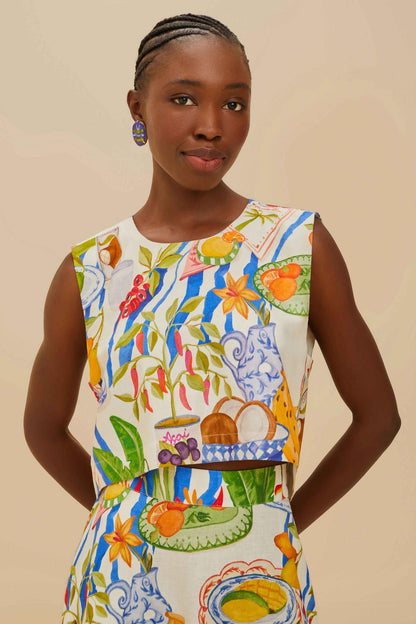 Conjunto de falda de color frutal Holiday Joy