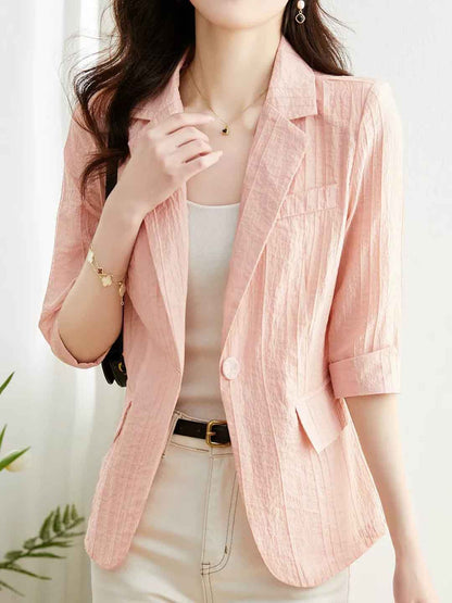 Sydney Casual Solid Color Suit Shirt