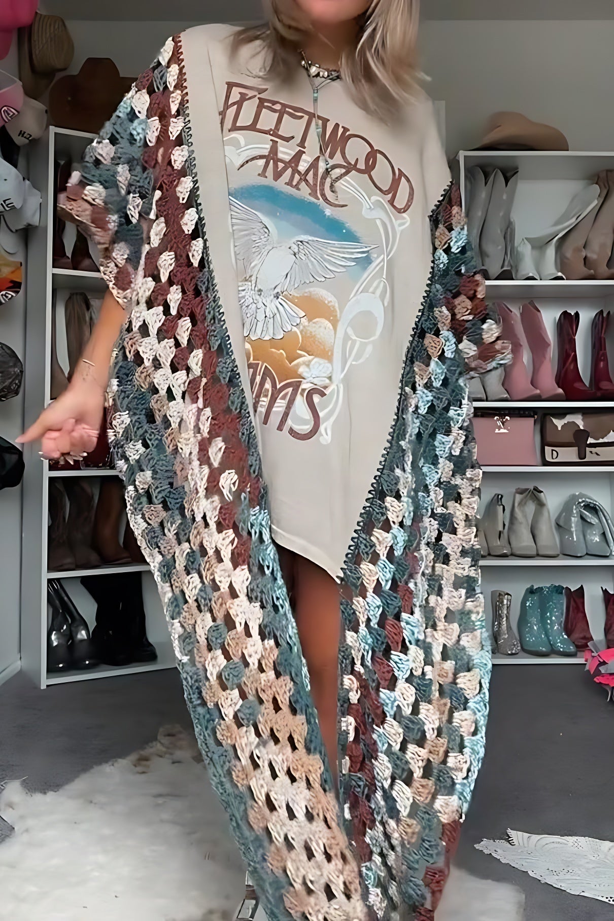 Camiseta de crochet Cardina