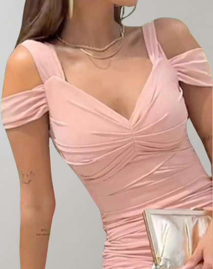 Women’s Elegant Off Shoulder Party Dress | Ideal for Spring/Summer