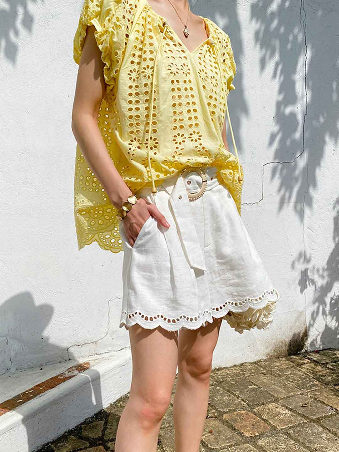 Zoe Vacation High Waist Shorts