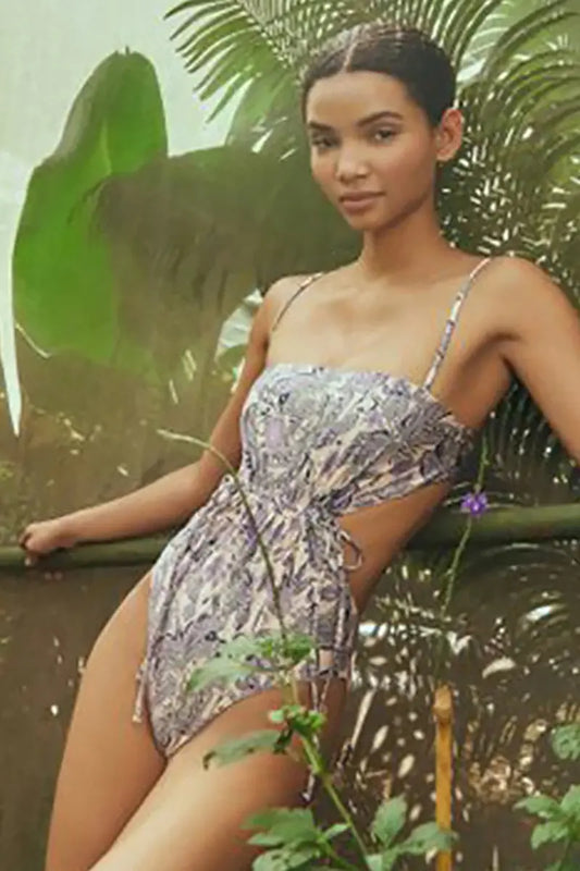 Conjunto de bikini con volantes de libélula