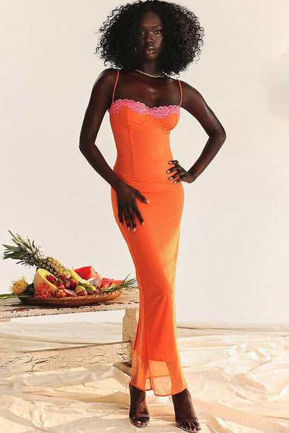 Summer Breeze Strap Midi Dress