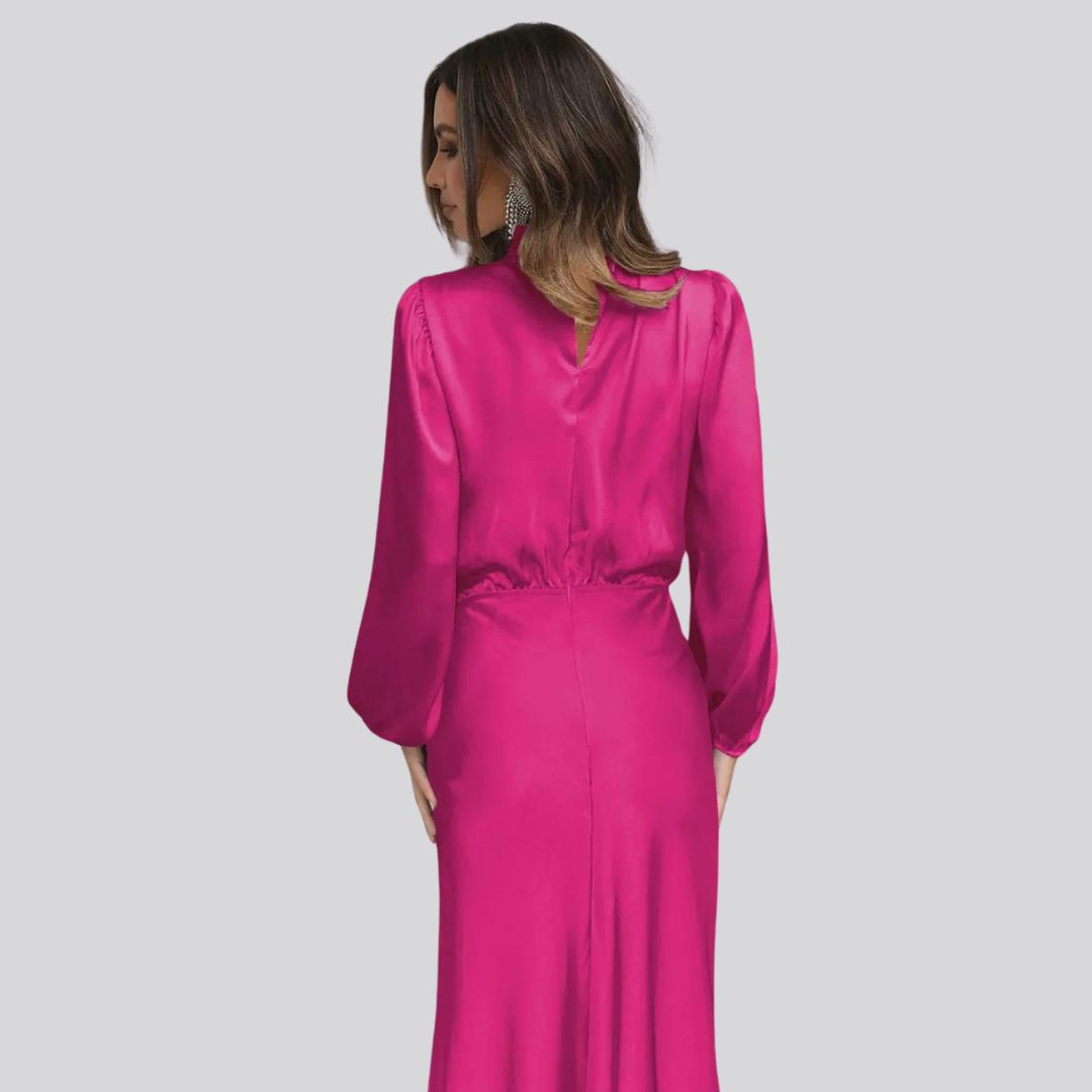 Women's Midi Dress in Longsleeve Design | Ideal for Spring/Summer