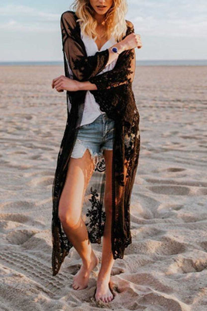 Sheer Shawl Beach Swimwear Cover-up