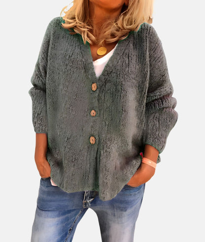 Quetzal - Cárdigan con cuello en V - Casual - Estilo moderno - Ropa para el día a día