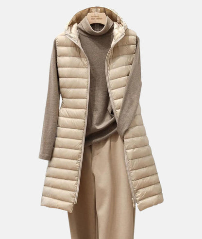 Terrell - Chaqueta larga acolchada ligera - Casual - Estilo moderno - Ideal para el invierno