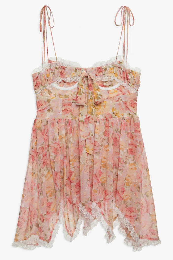 Vestido mini asimétrico Elea