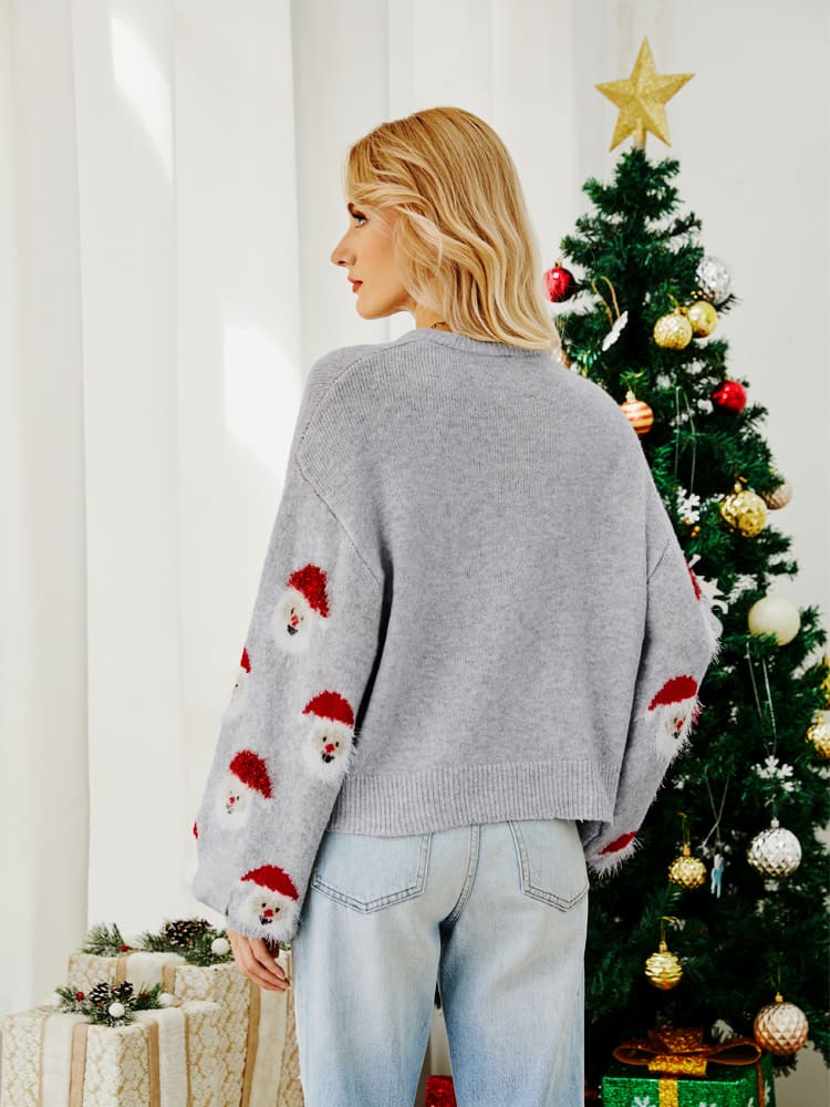 Suéter de punto de Papá Noel 