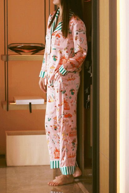 Conjunto de pijama de lujo Mahjong Queen