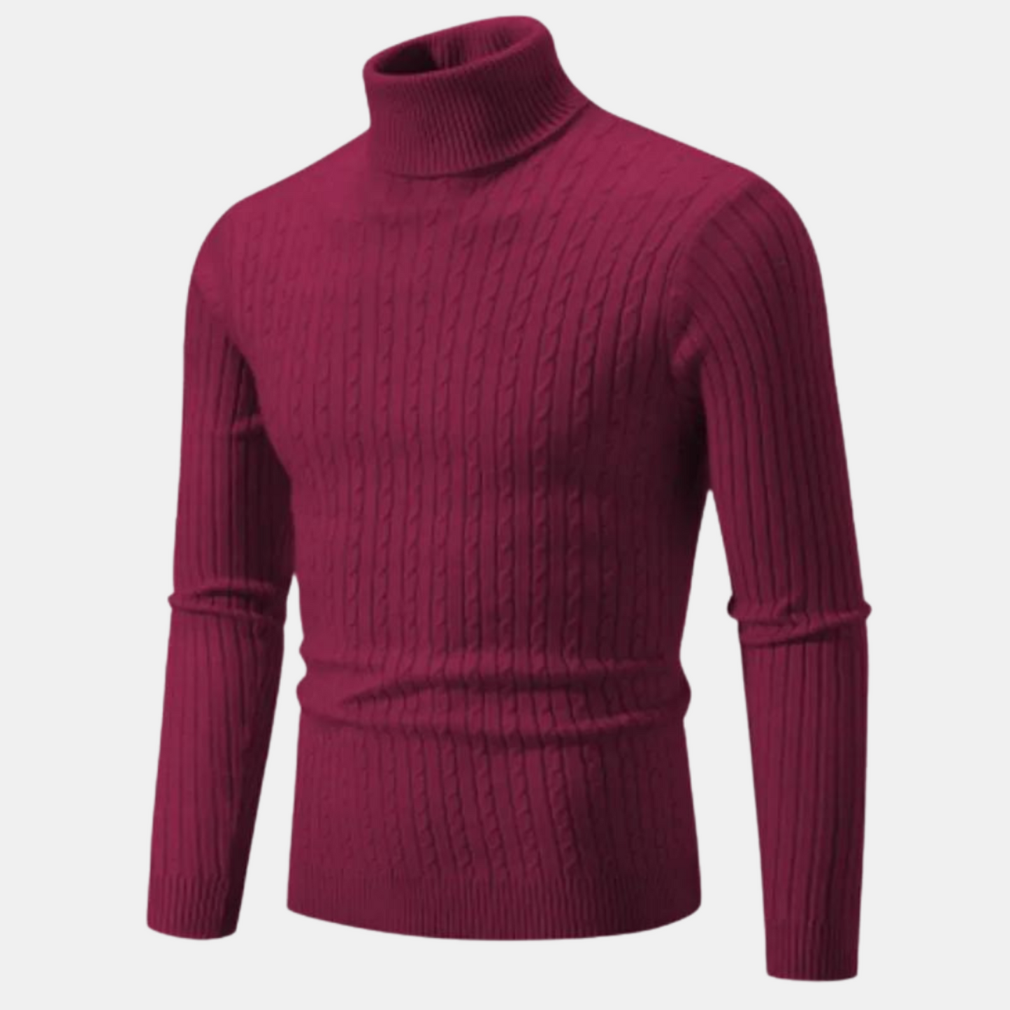 Jared - Jersey de punto de cuello alto - Clásico - - Ideal para otoño/invierno