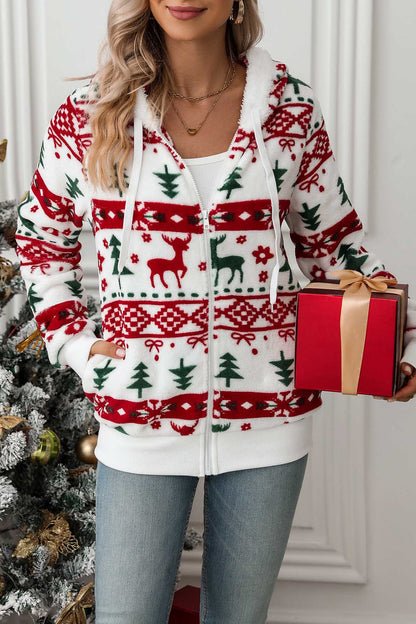 Cárdigan navideño festivo