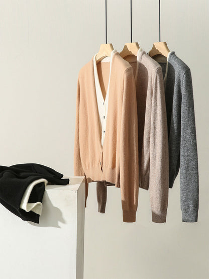 Kylie Casual Loose Color Block Knitted Top