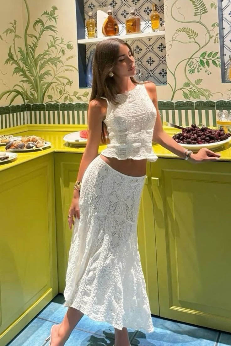 Conjunto de falda sexy de estilo de Oriente Medio