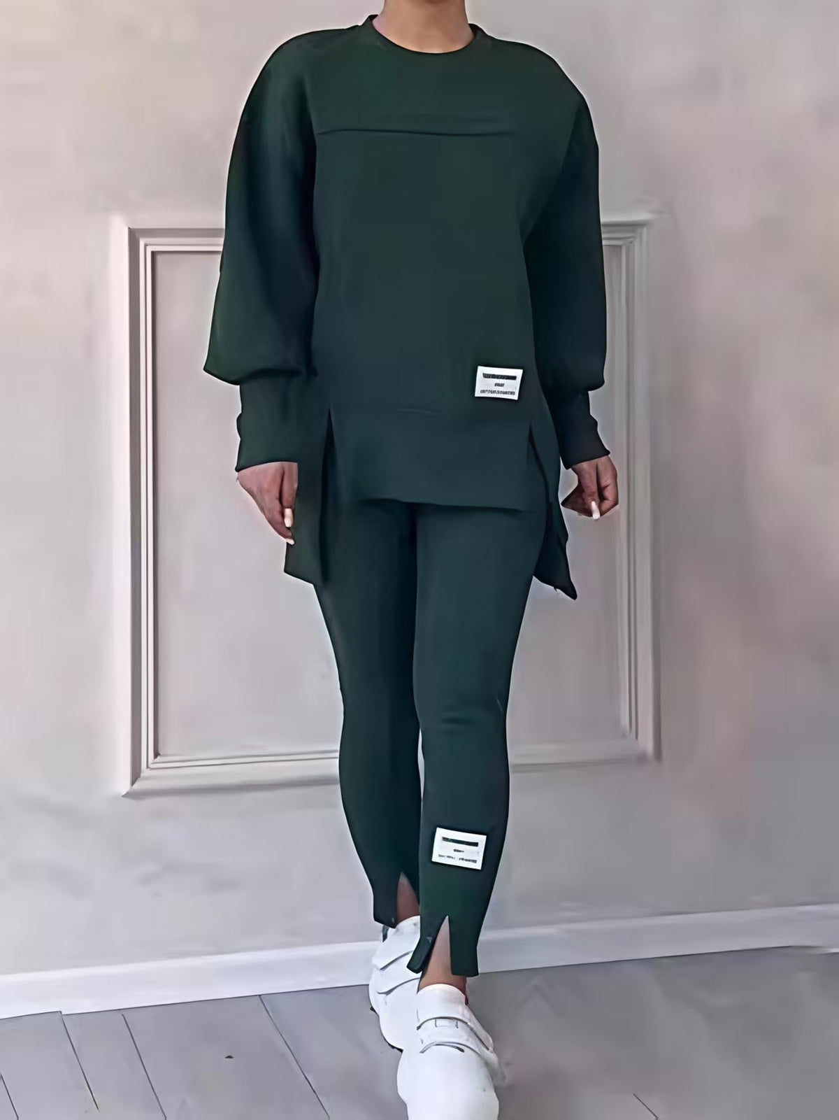 Sweatshirts Pants Sports Leisure 2-piece Sets