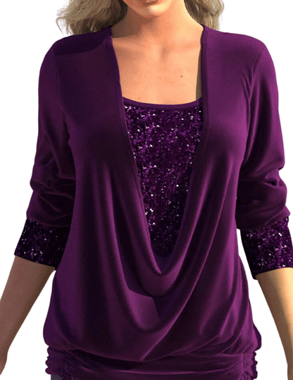 Mónica - Blusa suelta - Chic - Algodón ligero - Ideal para días informales