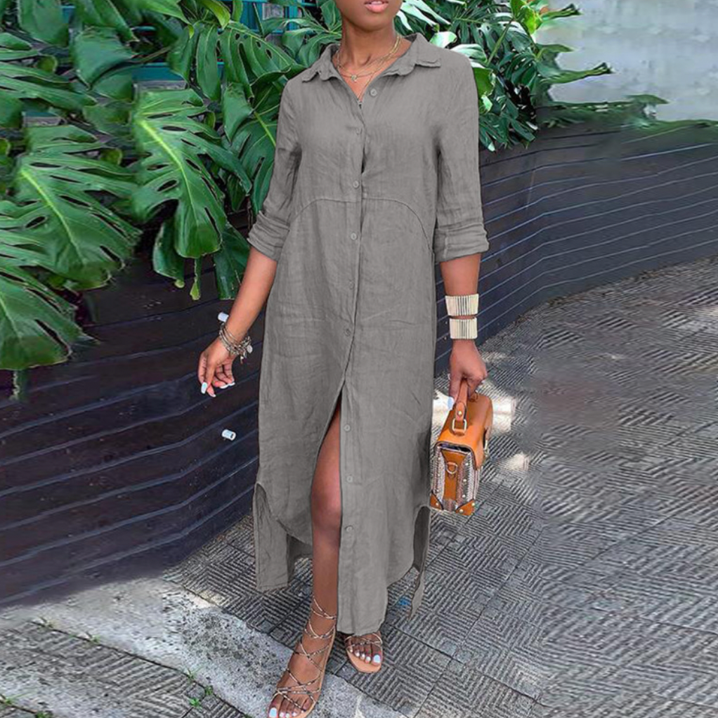 Chic Maxi Summer Dress with Buttons | Great for Casual Days