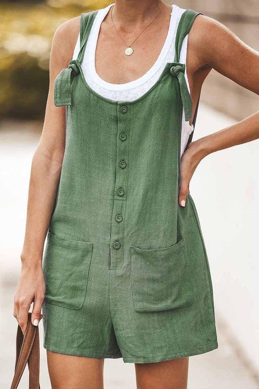 Cotton Pocket Jumpsuit(3 Colors)