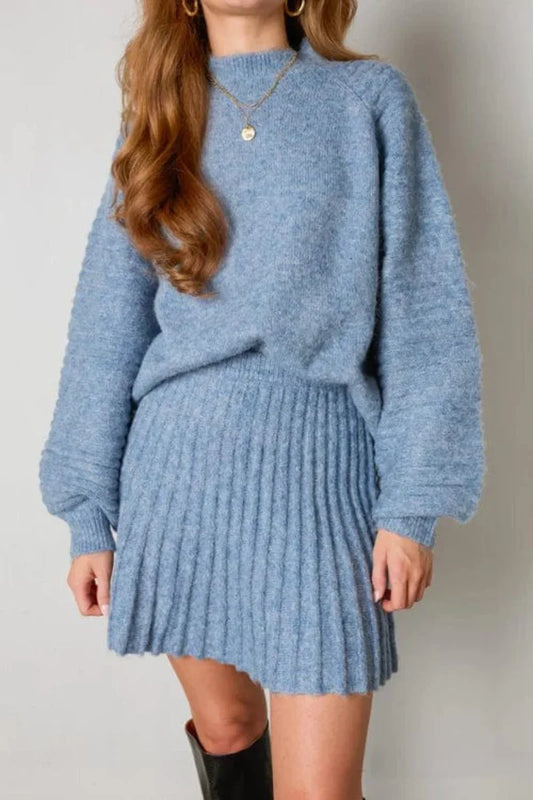 Olivia - Conjunto Plisado - Elegante - Estilo Moderno - Ideal para Fiestas