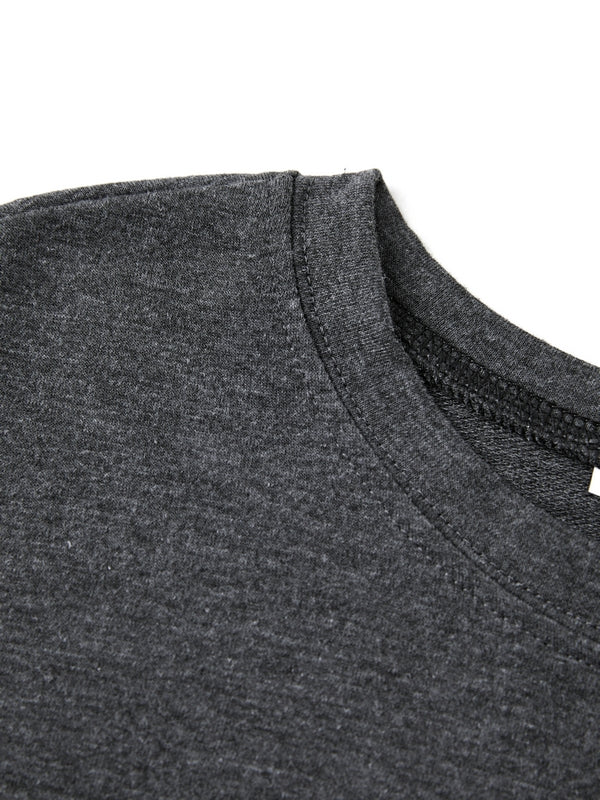 Hand Bone Print Pull Over Sweatshirt
