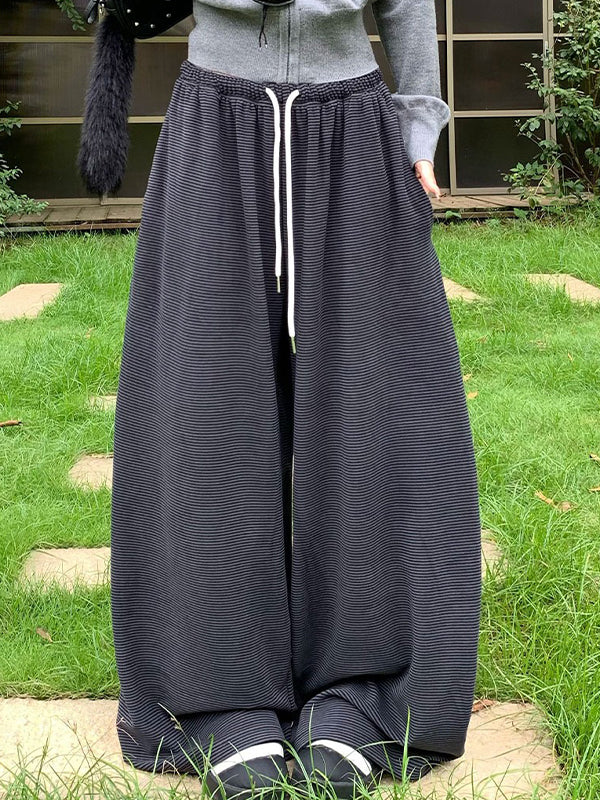Stripe Star Print Sweatpants