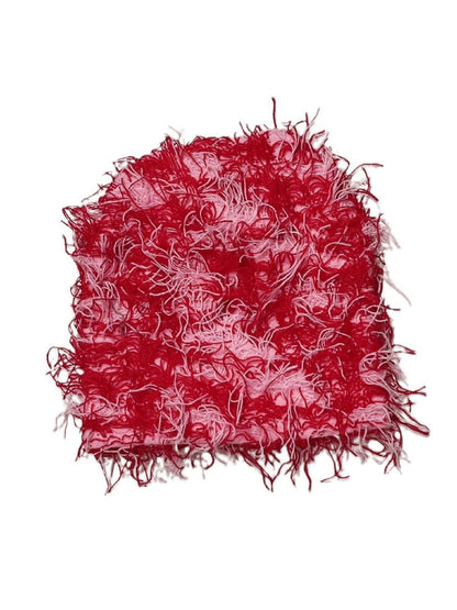 Warm Knit Monkey Fur Balaclava Hat