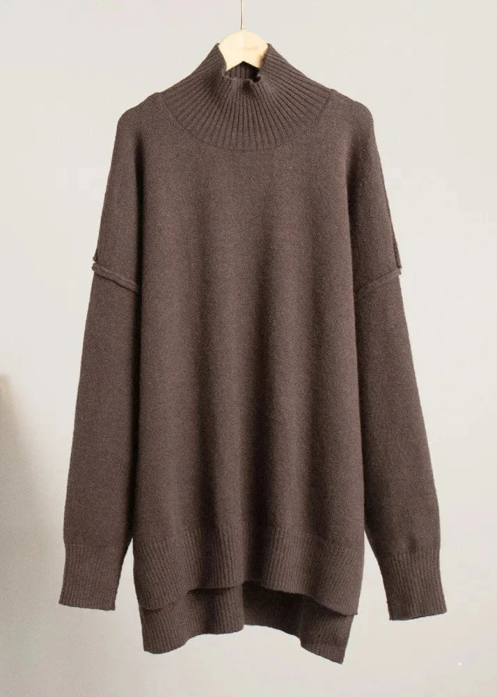 Luxe Comfort - Oversized Knit Sweater and Pants Set